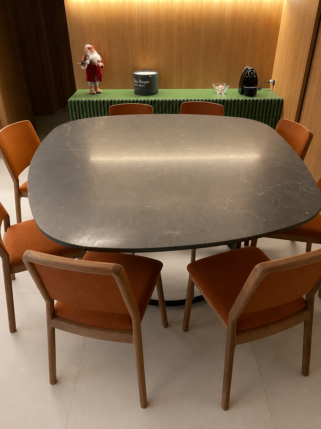 Mesa de jantar em quartzito
